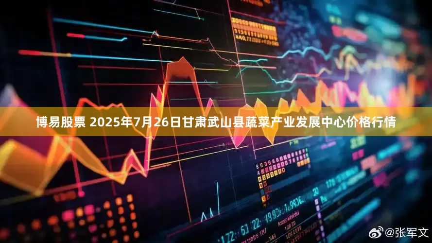 博易股票 2025年7月26日甘肃武山县蔬菜产业发展中心价格行情